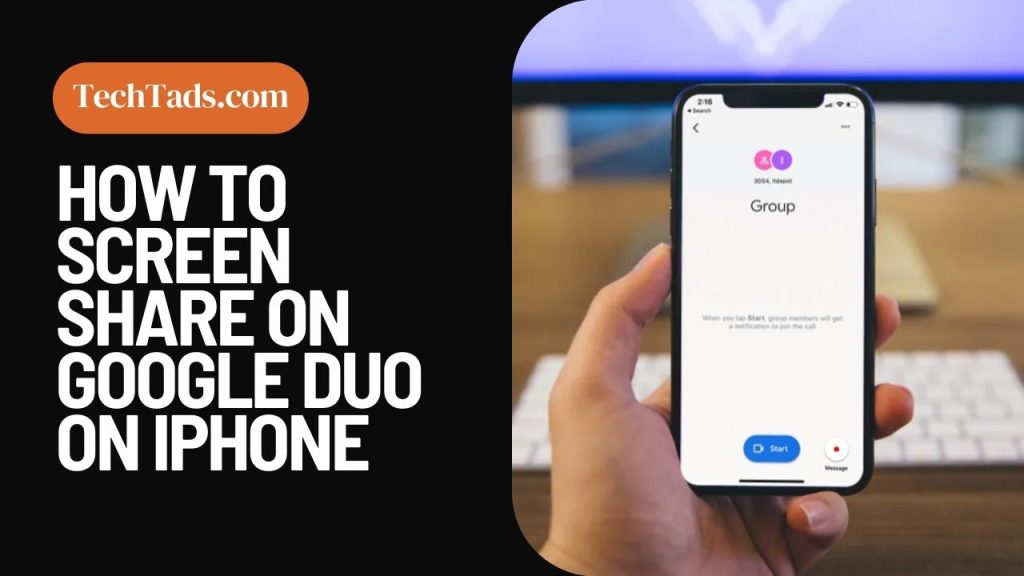 How To Screen Share On Google Duo On iphone