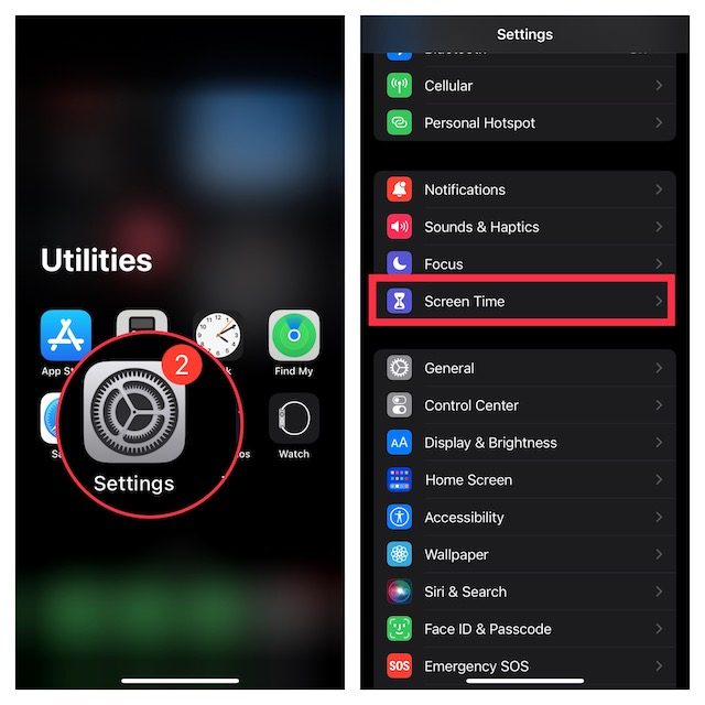 Method 2: Use Screen Time to Permanently Disable screen recording on iphones