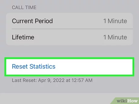 Why do you need to reset your iPhone statistics