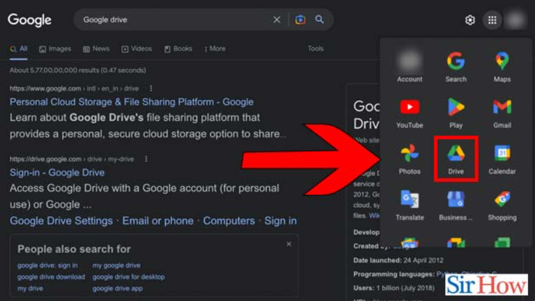 Open Google Drive